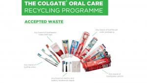 Colgate recycling at Chartwell Dental Care
